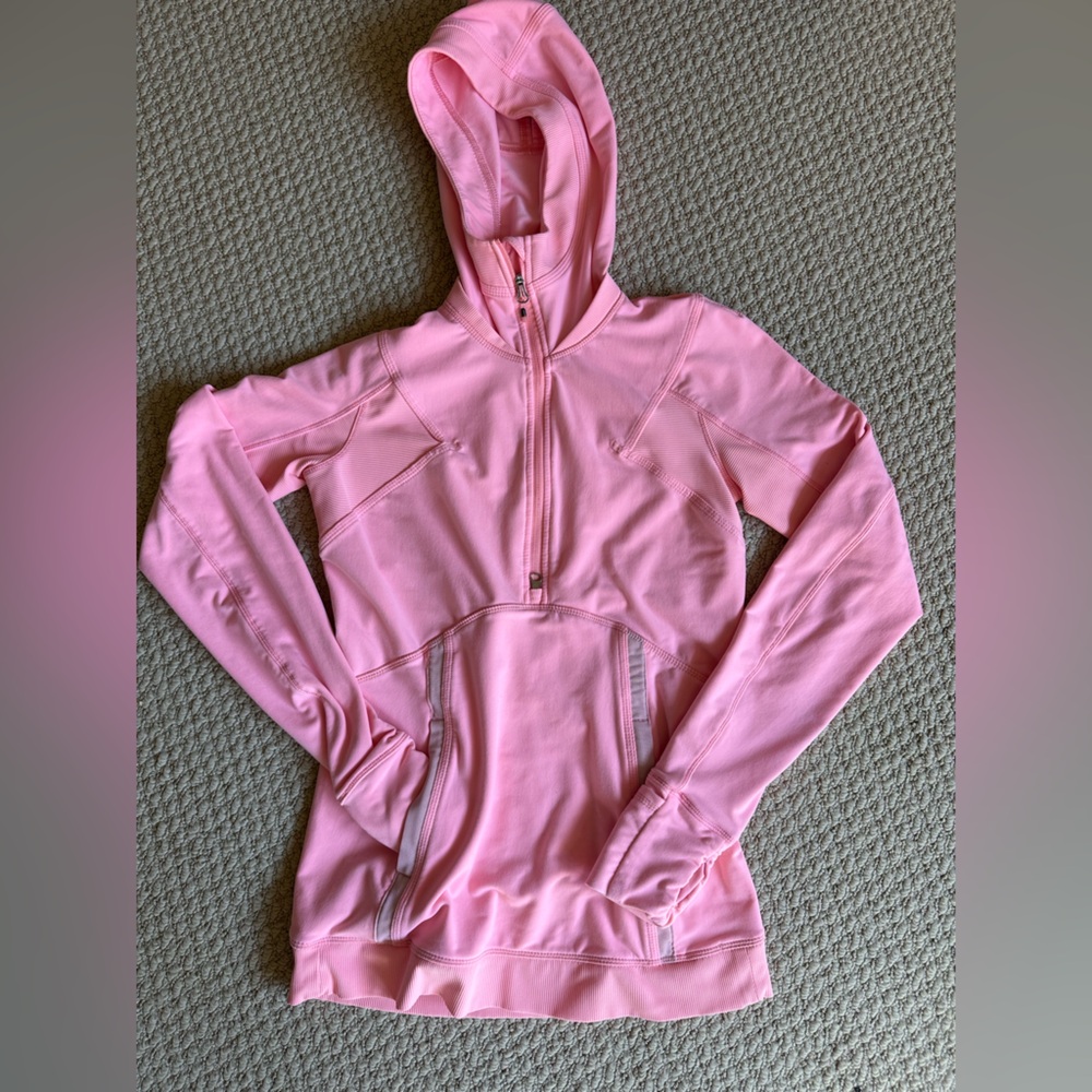 Coral lulu Hooded Pullover